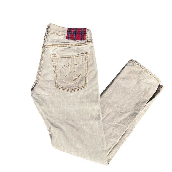 Crooks and Castle Banger Fit Jeans Mens 32x31 Slim Beige Tan - Picture 1 of 8